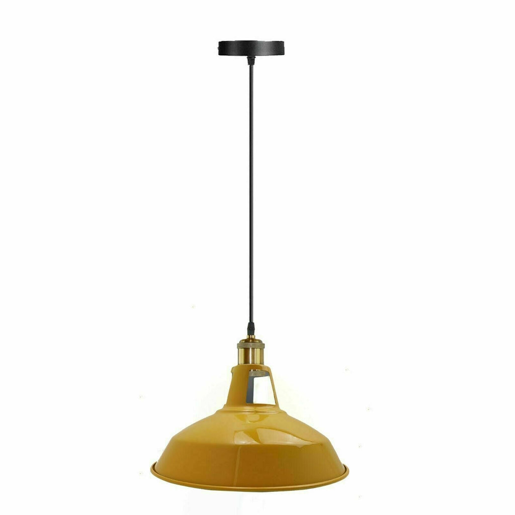 Modern Metal Cone Pendant Light Fixture, Adjustable Hanging LED Lamp Shade