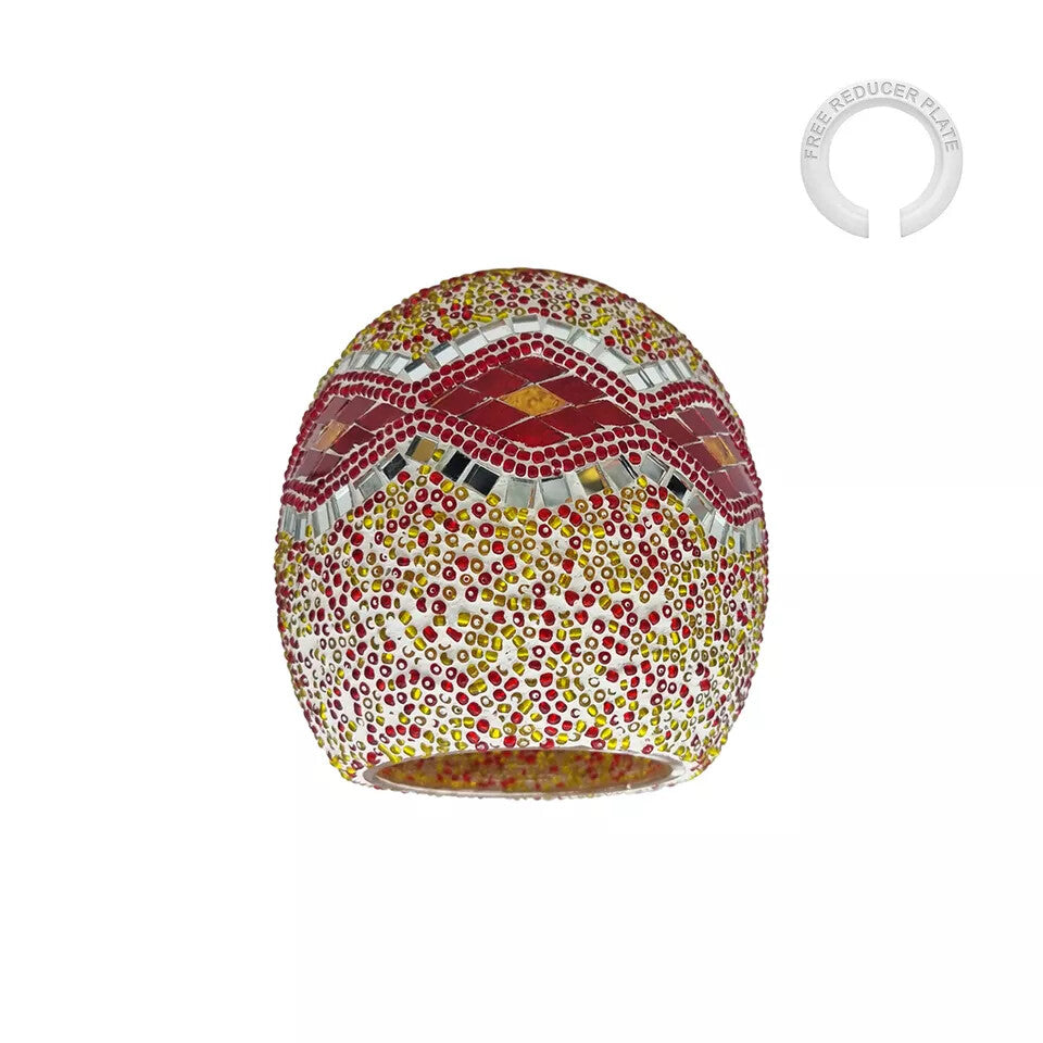 Easy Fit Pendant Modern Glass Globe Lampshade ~6098