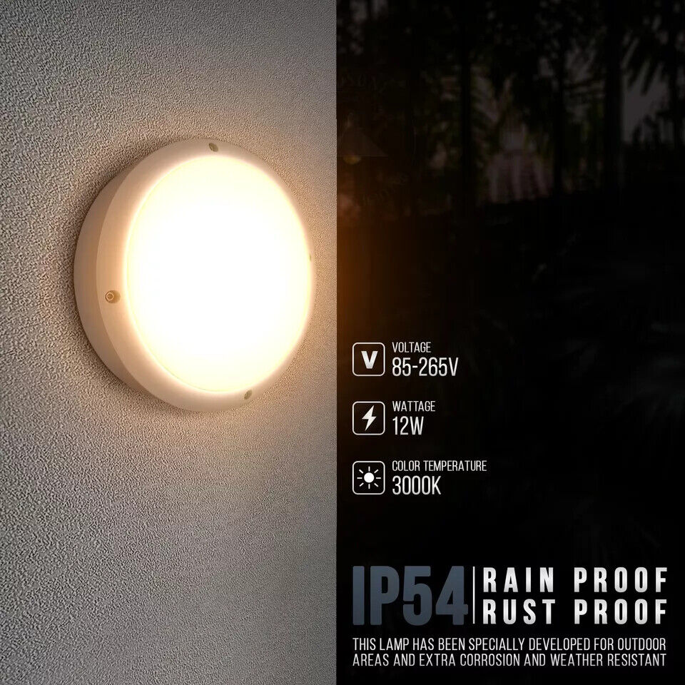 Modern LED Wall Sconce IP54 Indoor/Outdoor Light Fixture ~5981