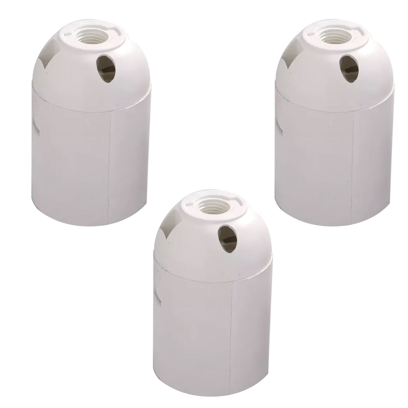 Versatile White E27 Edison Screw Pendant Ceiling Light Lamp Bulb Holder
