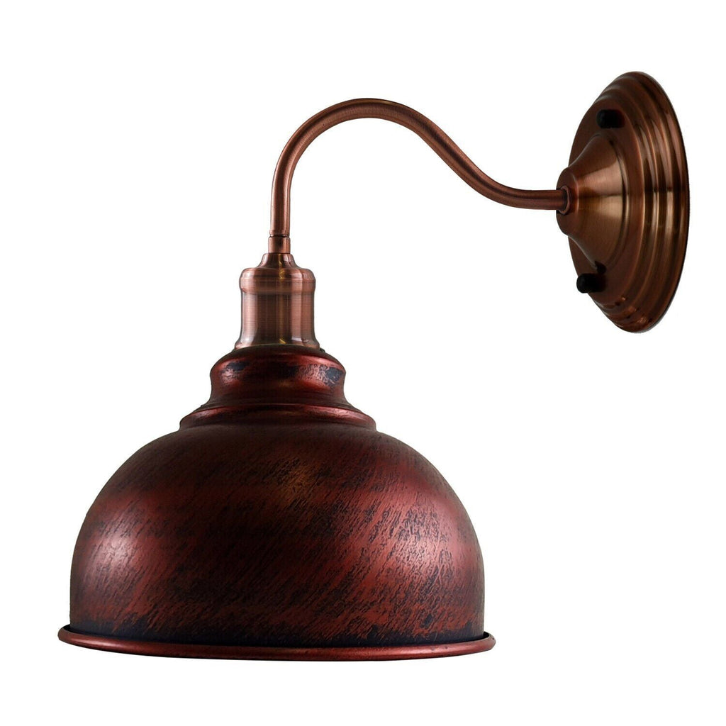 Elegant Industrial Style Metal Swan Neck Indoor Wall Light Fixture