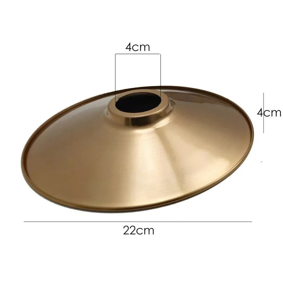 Vintage Retro Metal Ceiling Pendant Lampshade Easy Fit Light Shade Interior Decor