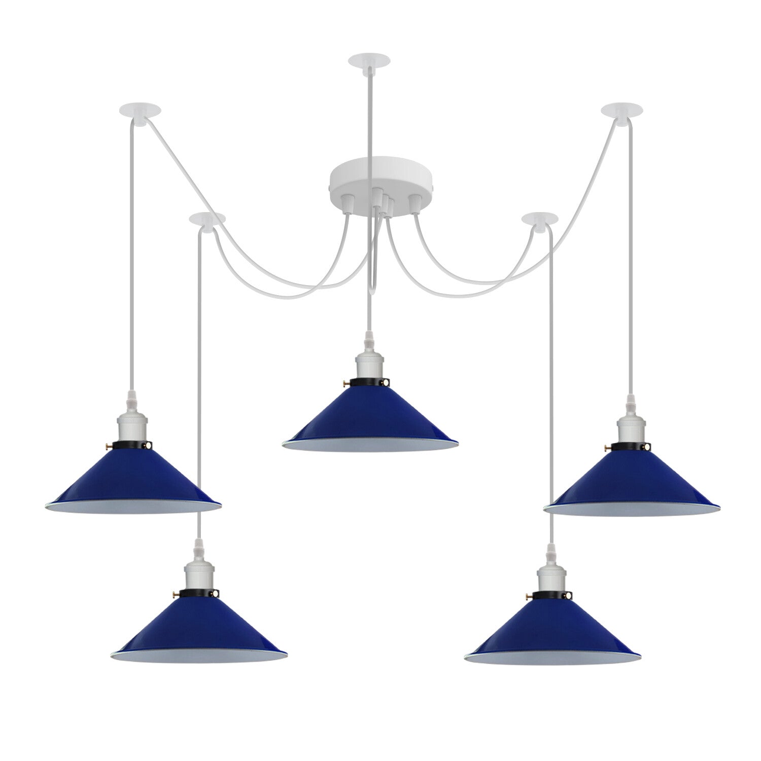 Modern Spider Light Chandelier Multi Pendant Light Ceiling Lamp Loft Fixture E27 ~6141