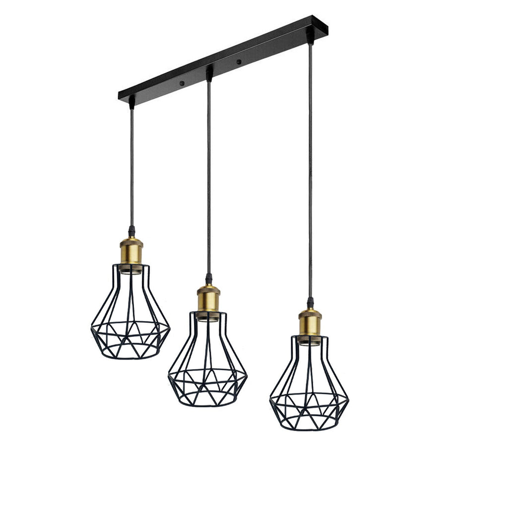 Cage 3 Light Pendant Lighting ~5660