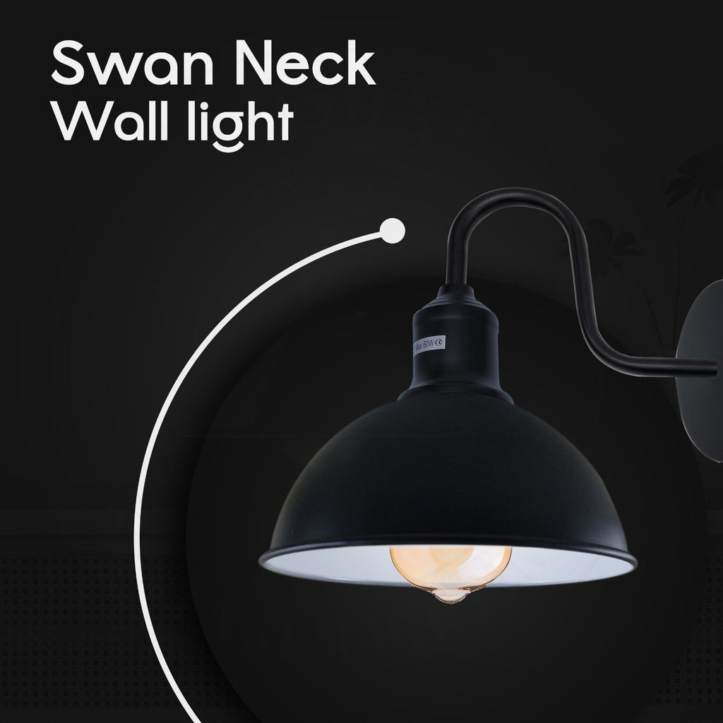 Rustic Vintage Wall Light Antique Metal Sconce with E27 Bulb Holder ~6245