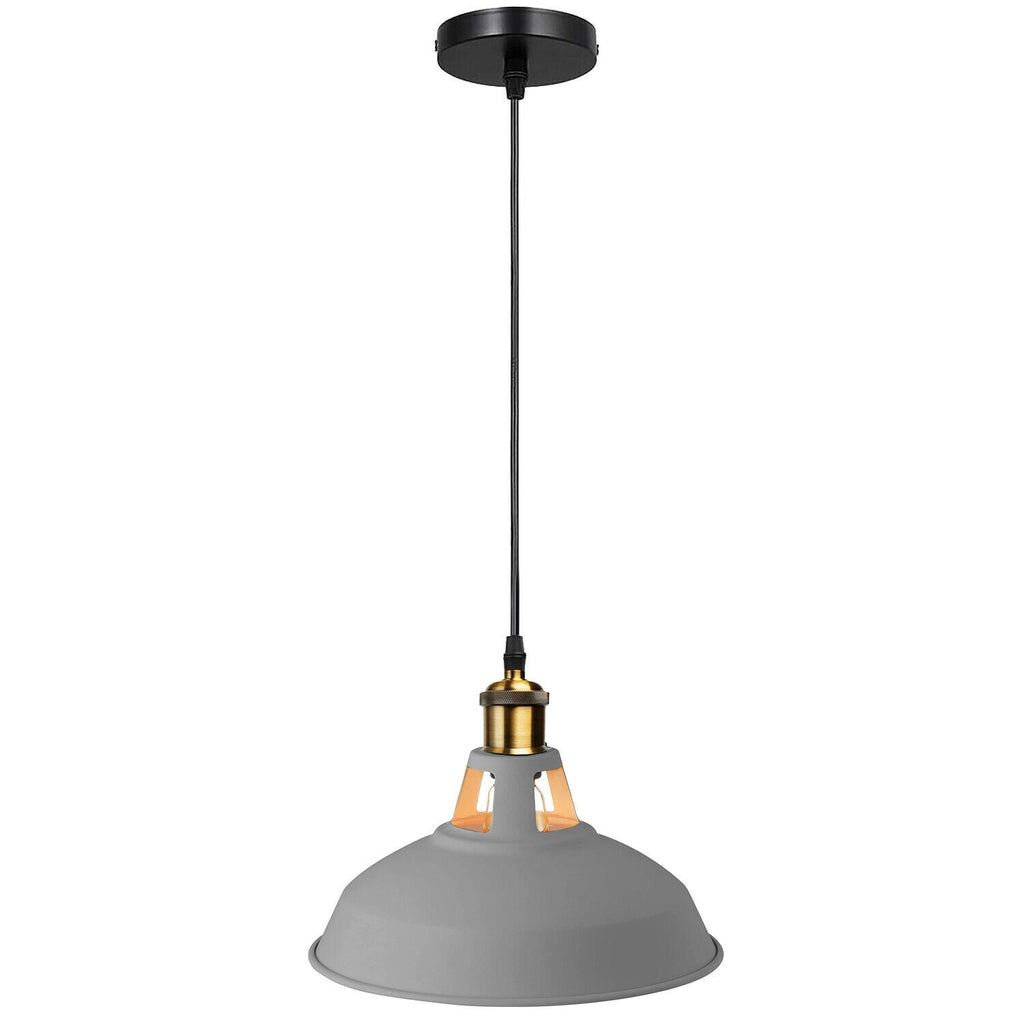 Metal Ceiling Pendant Light LED Modern Lamp Shade Hanging Lamp ~5870