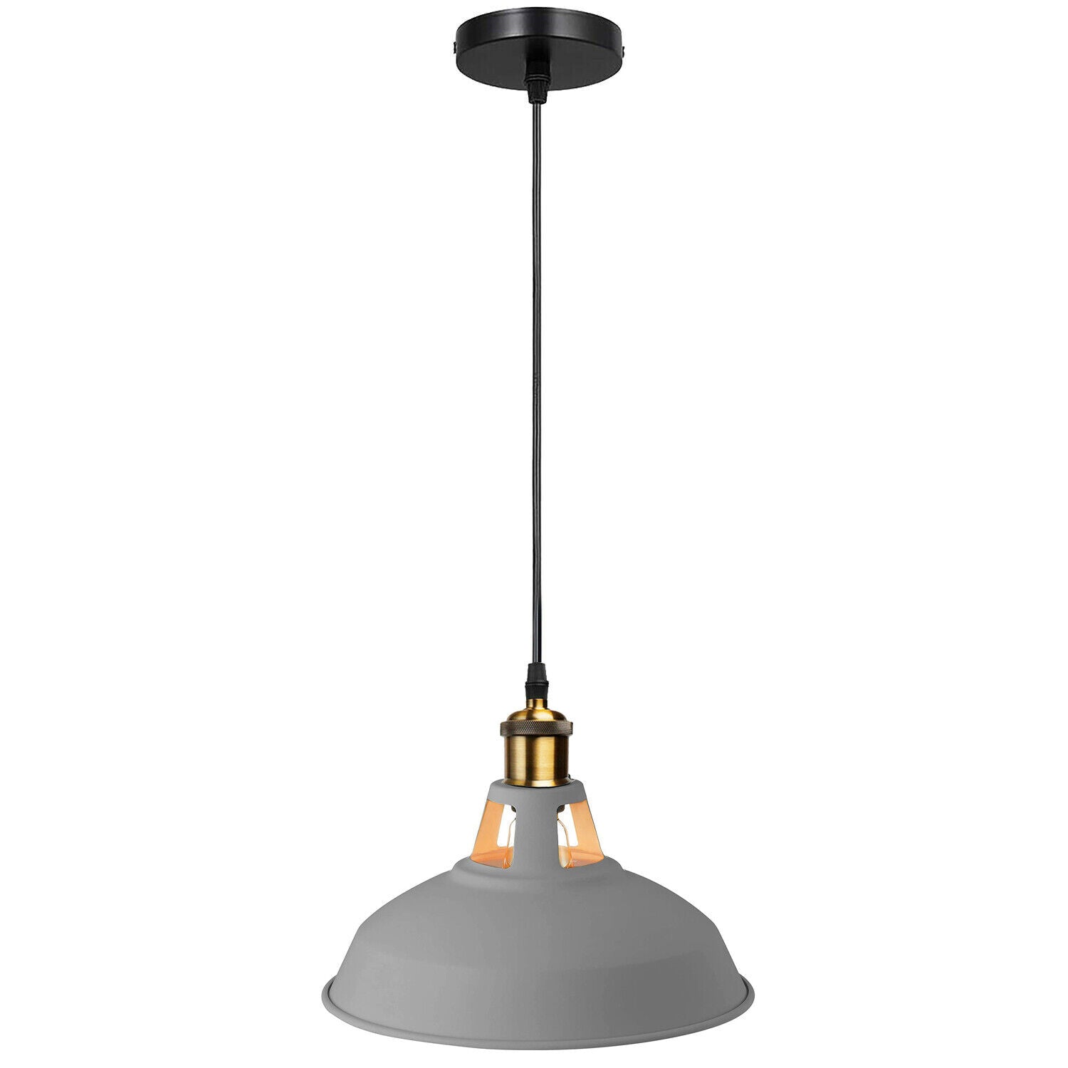 Metal Ceiling Pendant Light LED Modern Lamp Shade Hanging Lamp ~5870