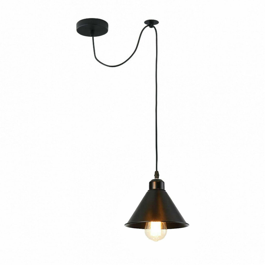 E27 Pulley Wheel Pendant Light Fitting ~6283