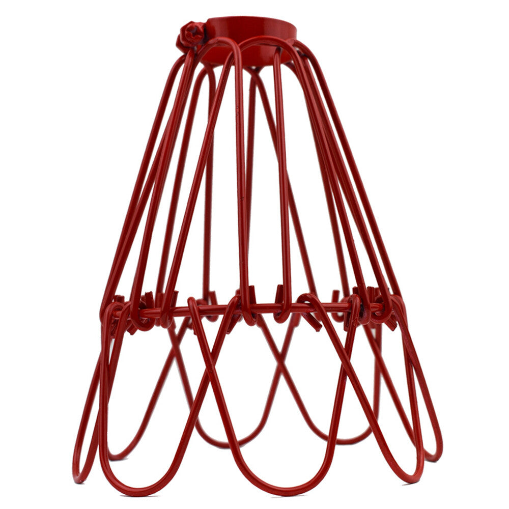 Vintage Metal Cage Industrial Wire Pendant Light Lampshade ~6092