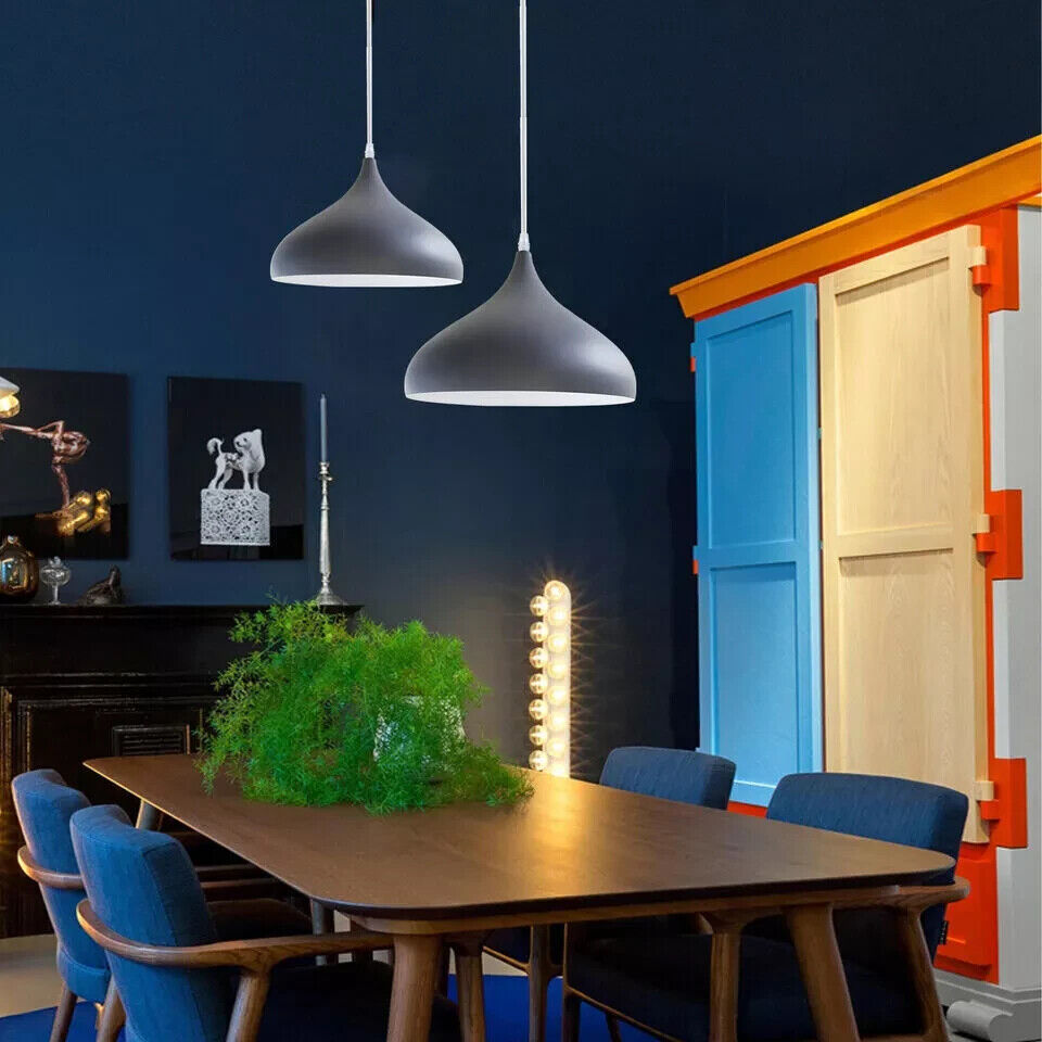 Vintage Metal Dome Ceiling Pendant Lampshade - Easy Fit Home Decor Light