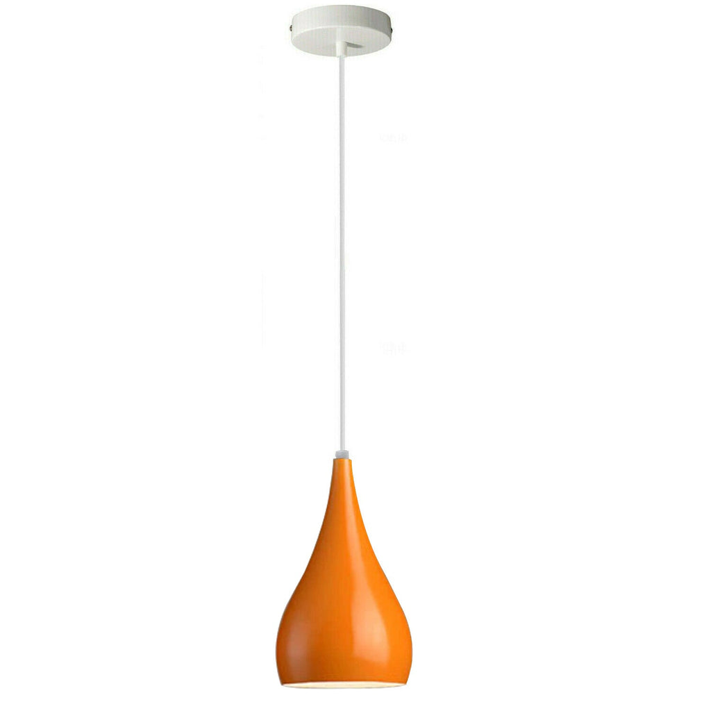Modern Industrial Metal Dome Pendant Light Fixture E27 Base Adjustable Cable Home Decor