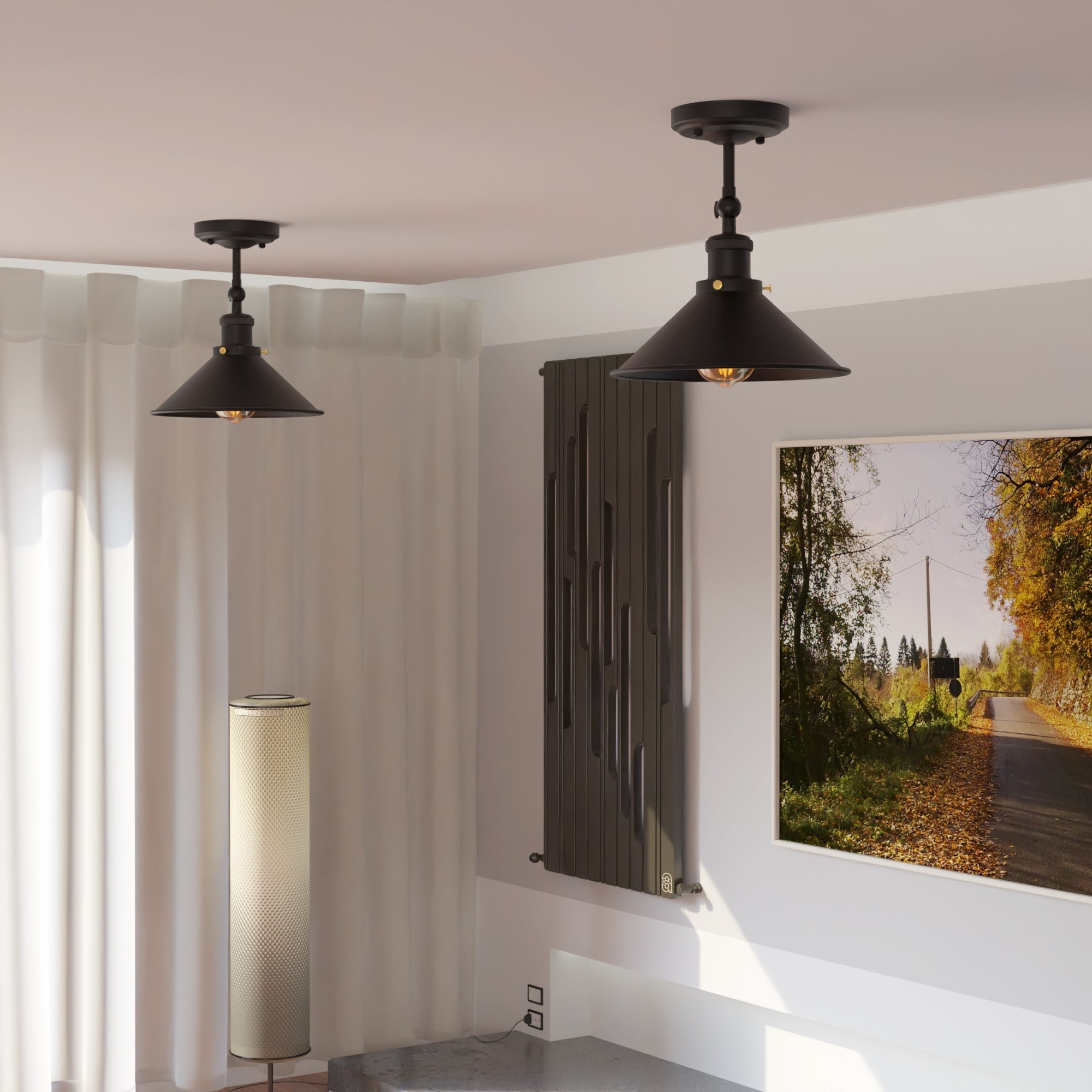 Metal Black Adjustable Arms Wall Lights Fittings Sconce Lamp E27~5995