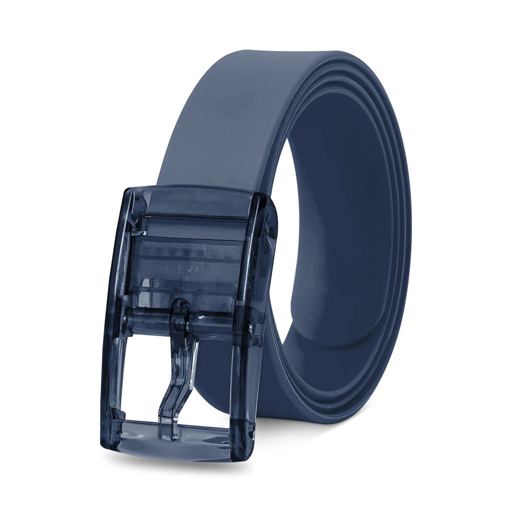 Vibrant Silicone Unisex Belt with Adjustable Pin Buckle for Everyday Style