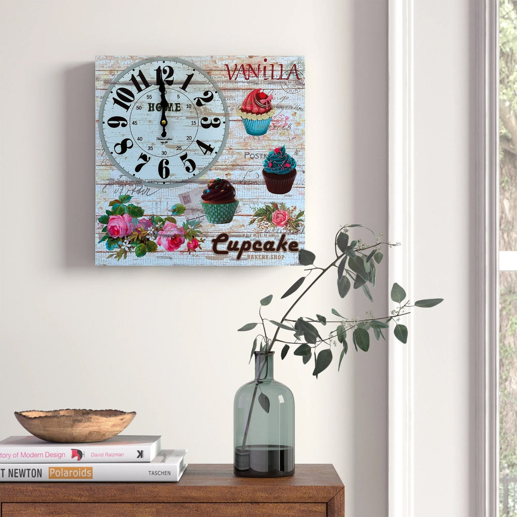 Modern Frameless Paris Eiffel Tower Wall Painting clock -5557