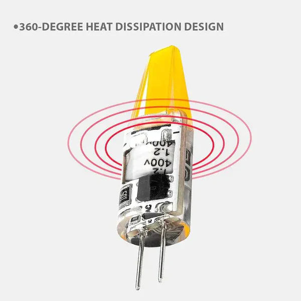 G4 COB Chip 3W LED Bulb AC 220V, Energy-Efficient Halogen Replacement Light
