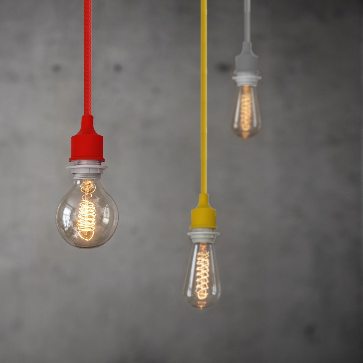 Adjustable Modern Industrial Single Head Ceiling Pendant Lamp Swag Light Kit