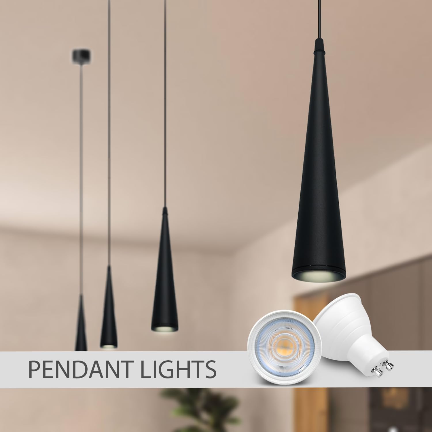 6 Pack GU10 LED Spotlight Bulb 3/5/7W Cool White Energy Saving Light ~6291