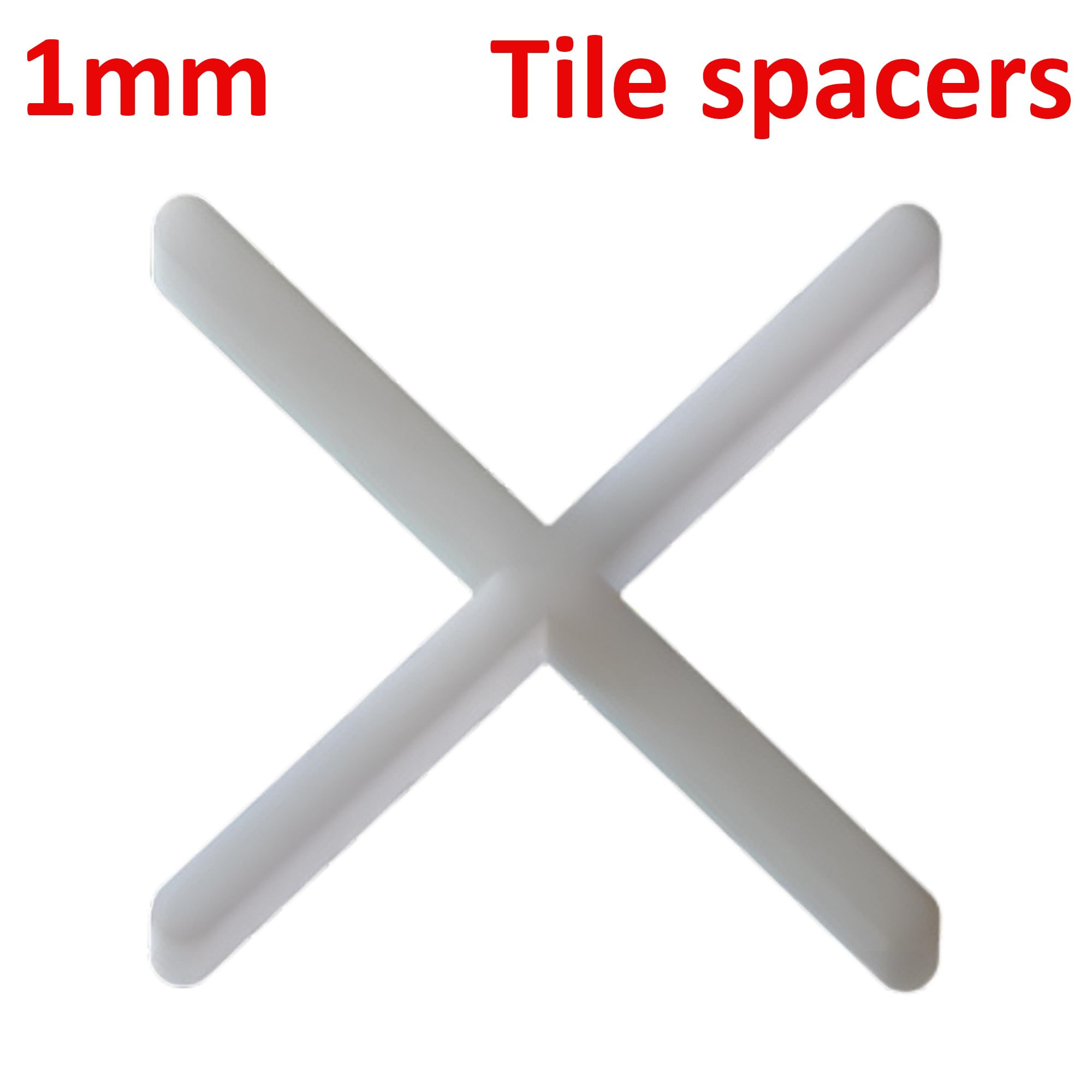 200 Slab Tile Spacers Plastic Cross Shaped ~6243