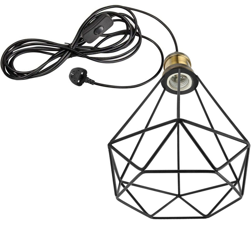 4m Plug in Pendant Light with Switch ~6221