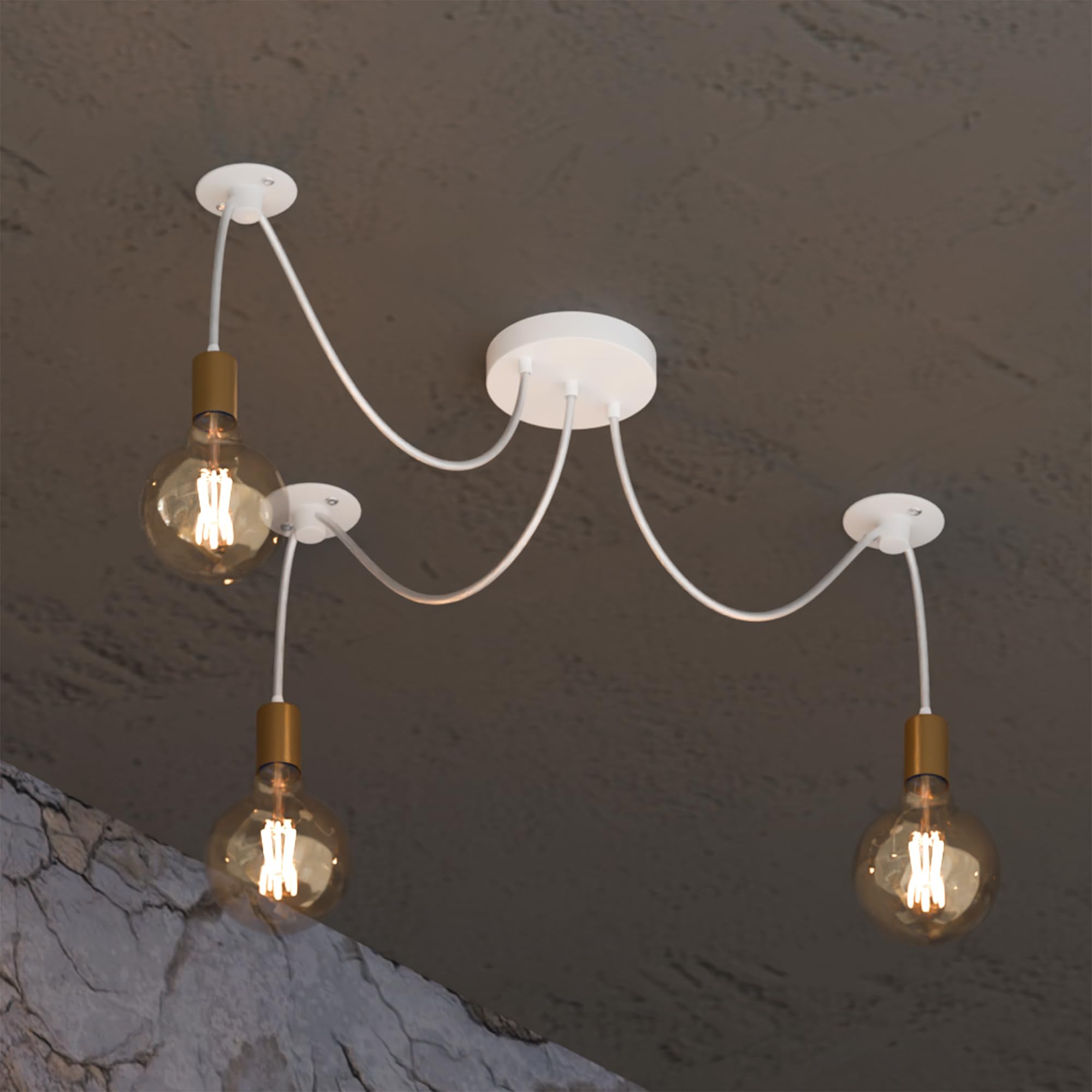 Industrial LED Chandelier Light Fixture ~6376