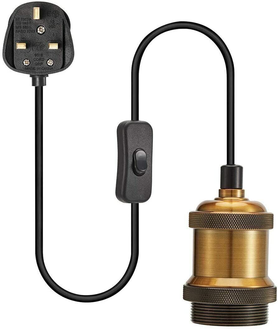 4m Plug in Pendant Light with Switch ~6221