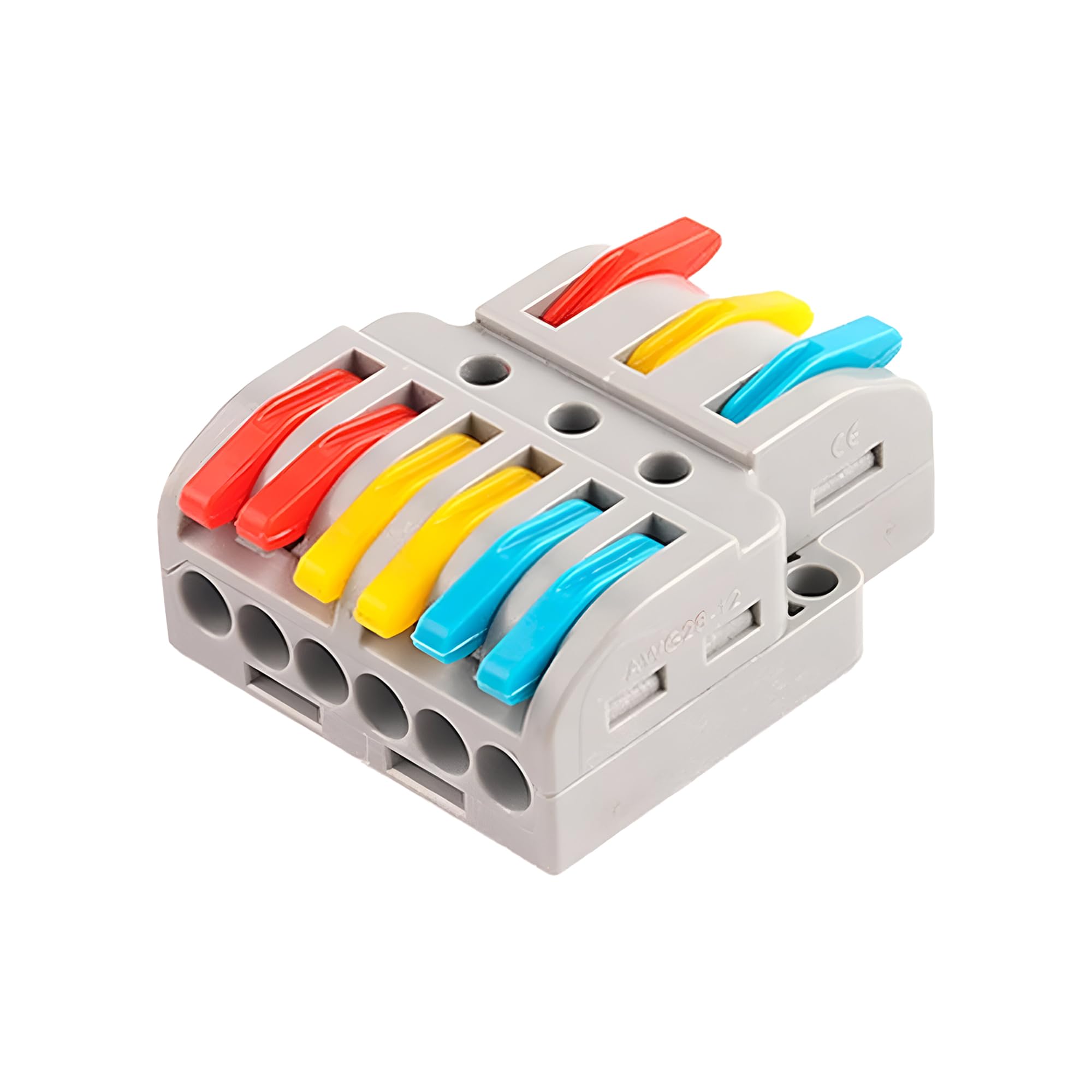 3-Port Lever-Nut Quick Splicing Compact Wire Connectors Terminal Block