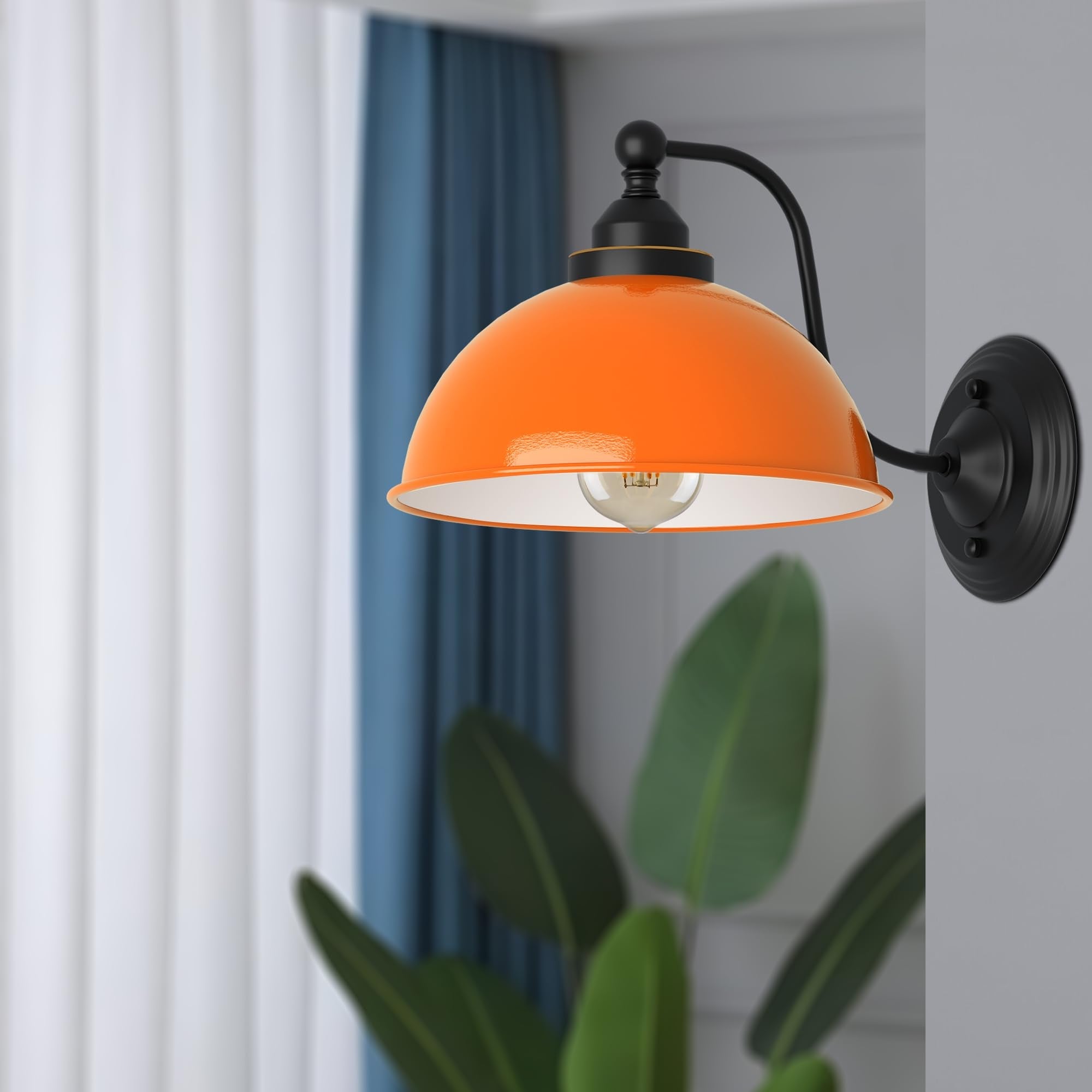 Industrial Wall Sconce with E27 Base ~6297