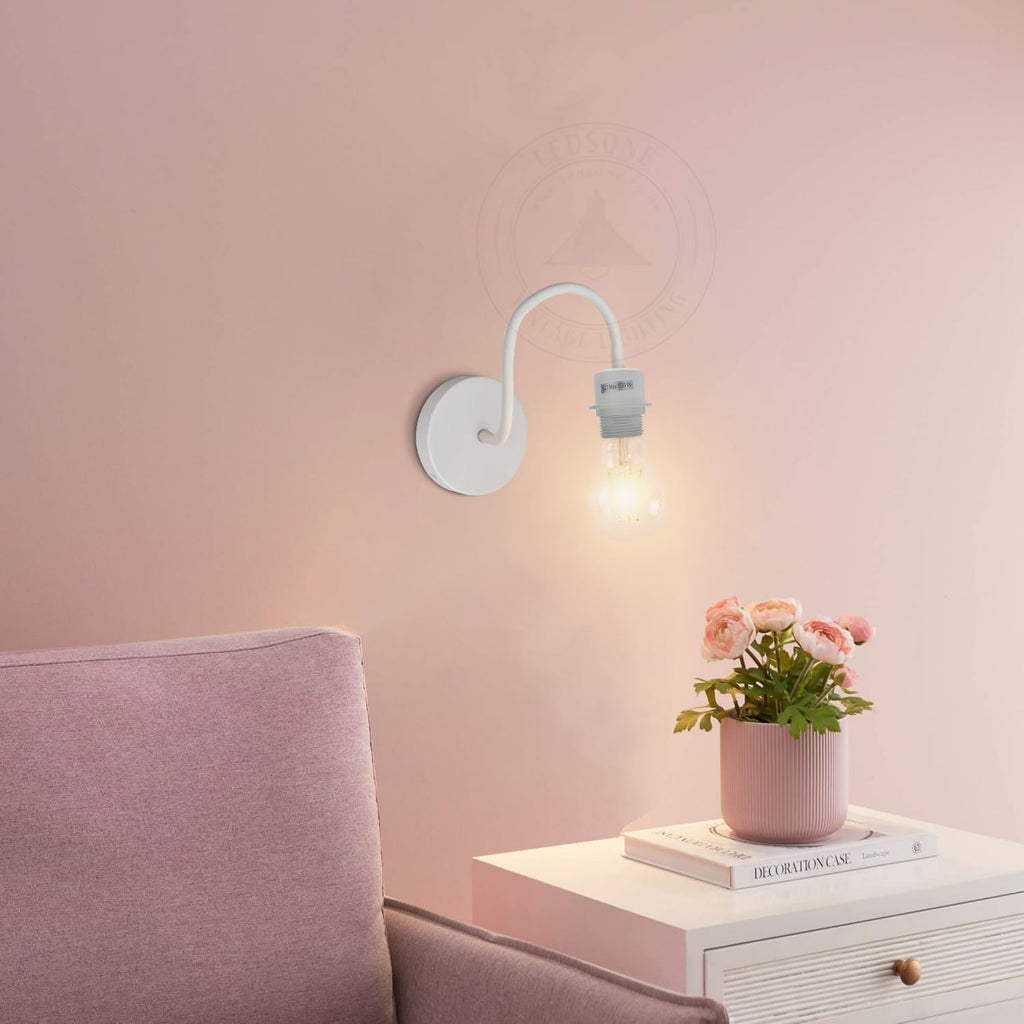 Adjustable Flexible Arm LED Wall Ceiling Light for Modern Reading