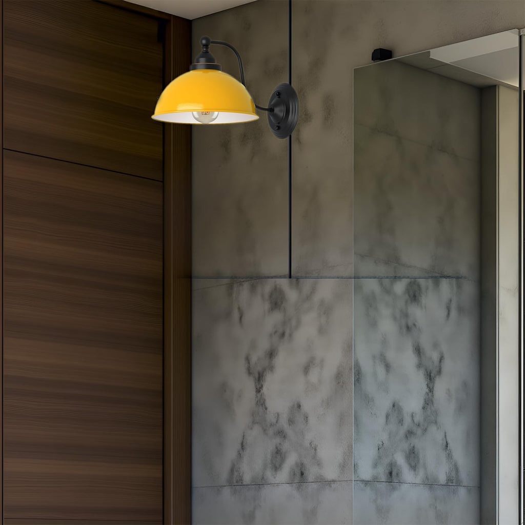 Industrial Wall Sconce with E27 Base ~6297