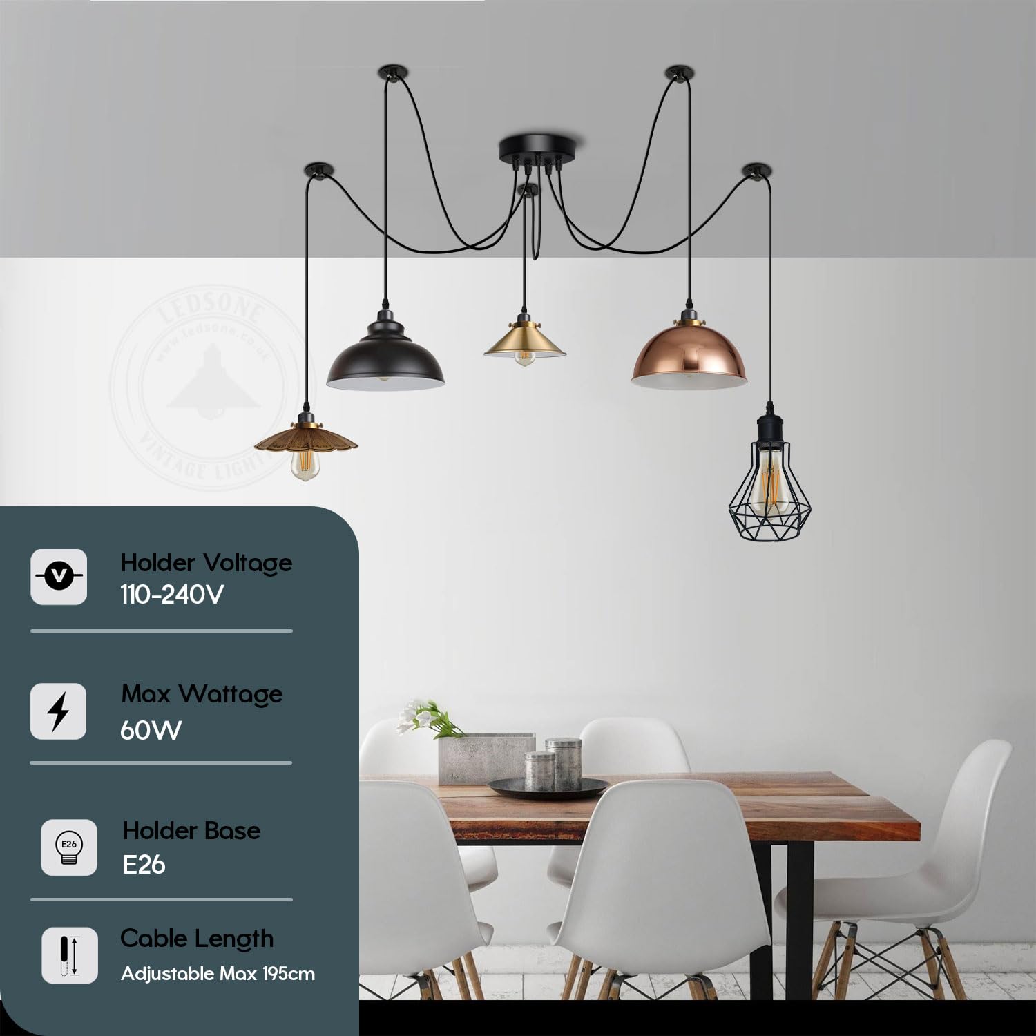 Vintage Industrial Ceiling Light