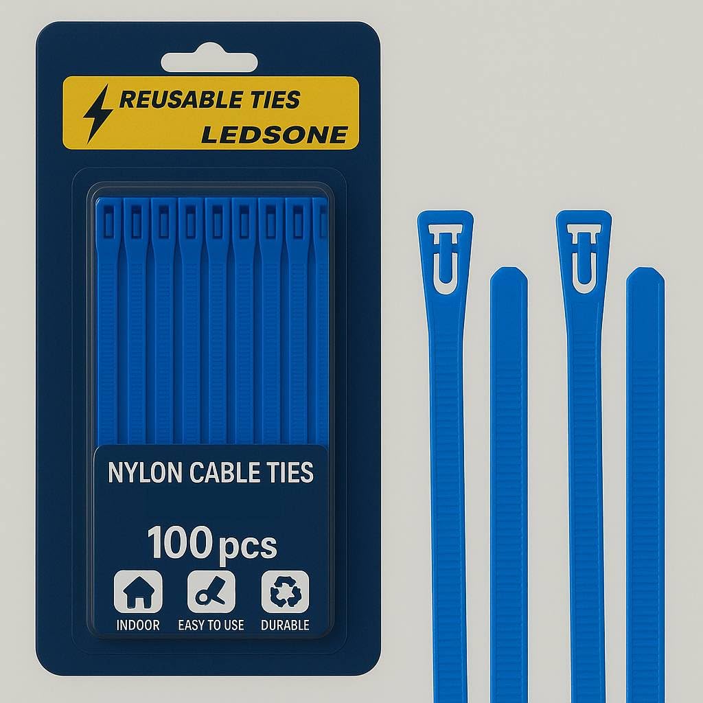 Heavy Duty Reusable Cable Ties 450 x 7.2 mm ~6370