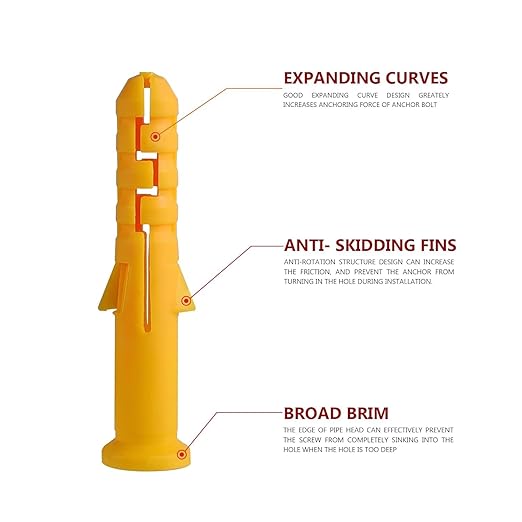 Masonry Fixing Set with Screws and Anchors ~6301