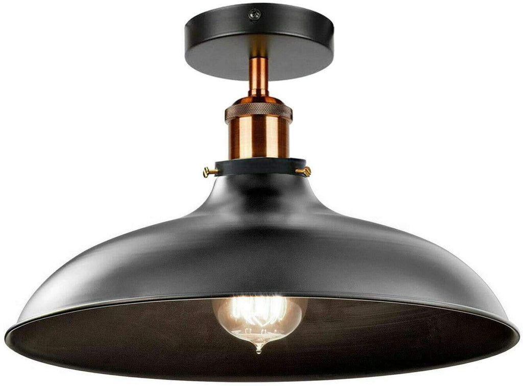 Industrial Style LED Ceiling Light Fixture