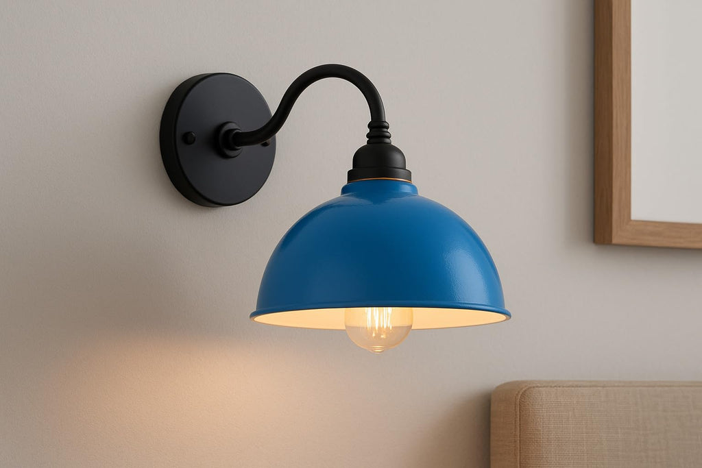 Industrial Wall Sconce with E27 Base ~6297
