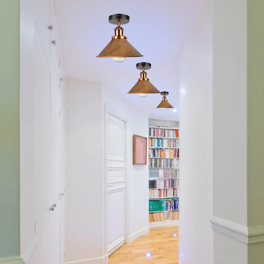 E27 Ceiling Light Fixtures Semi Flush Mount  ~5950