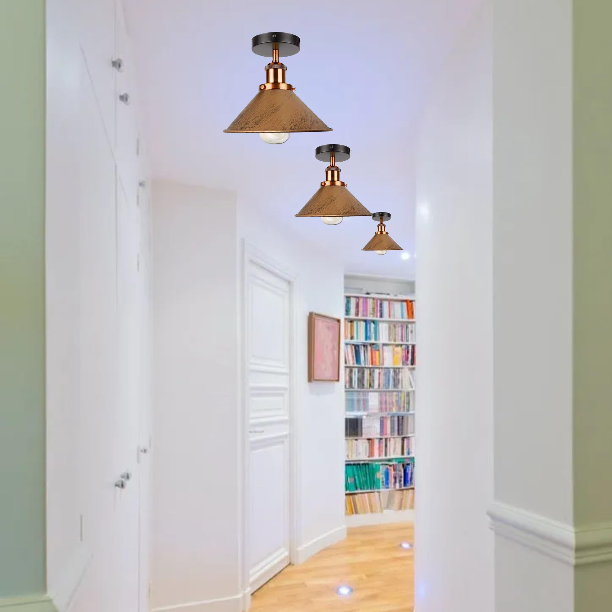 E27 Ceiling Light Fixtures Semi Flush Mount  ~5950