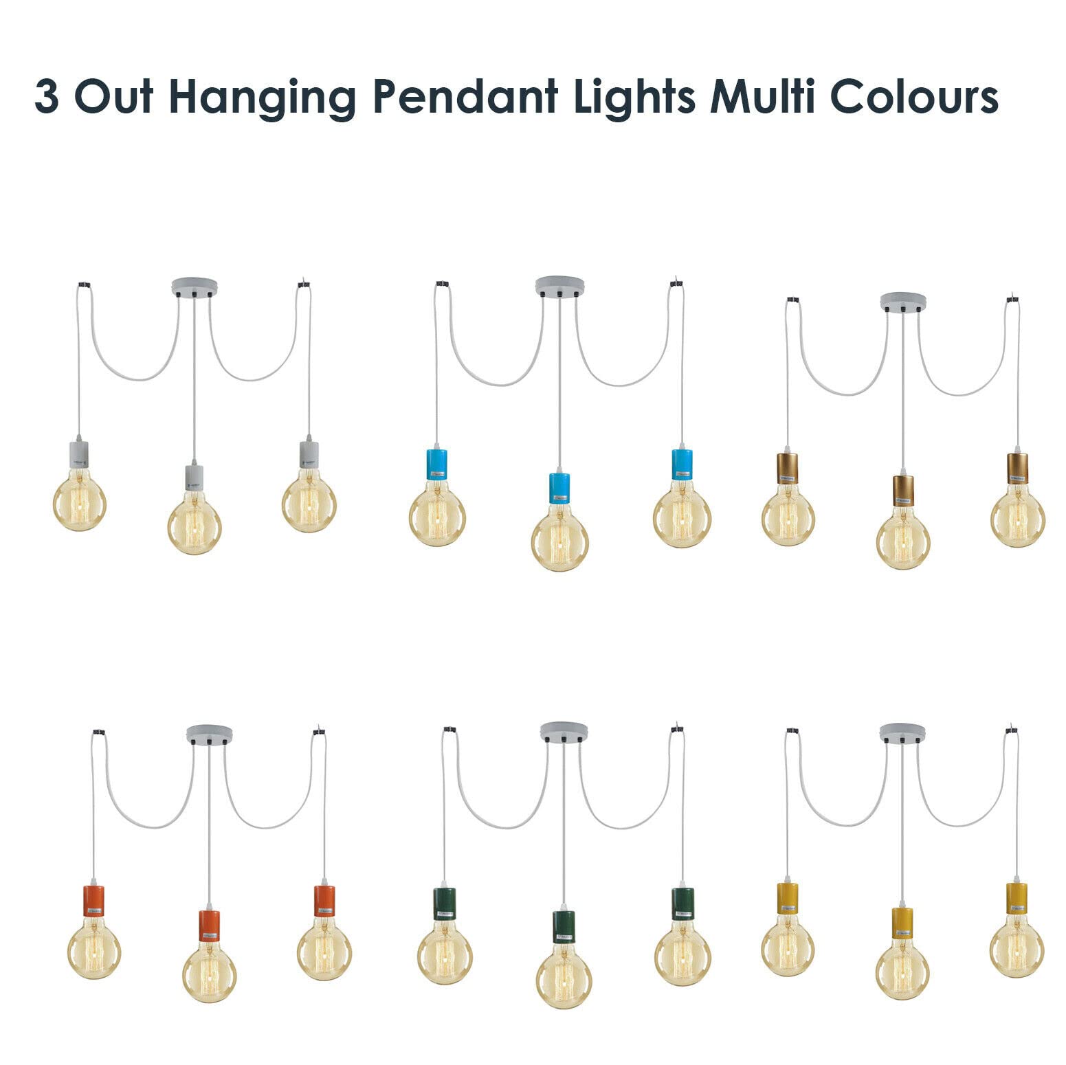 Industrial LED Chandelier Light Fixture ~6376