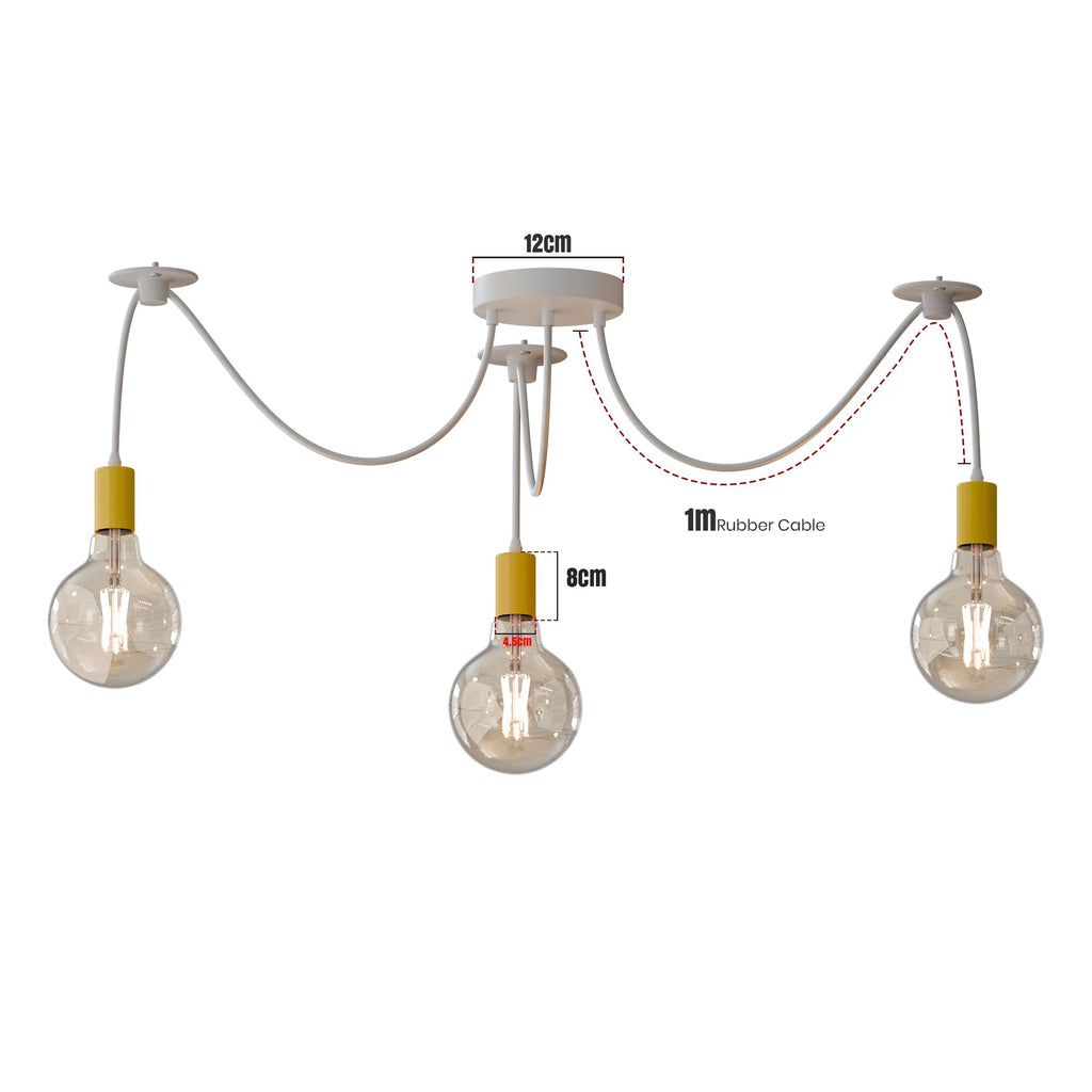 Industrial LED Chandelier Light Fixture ~6376