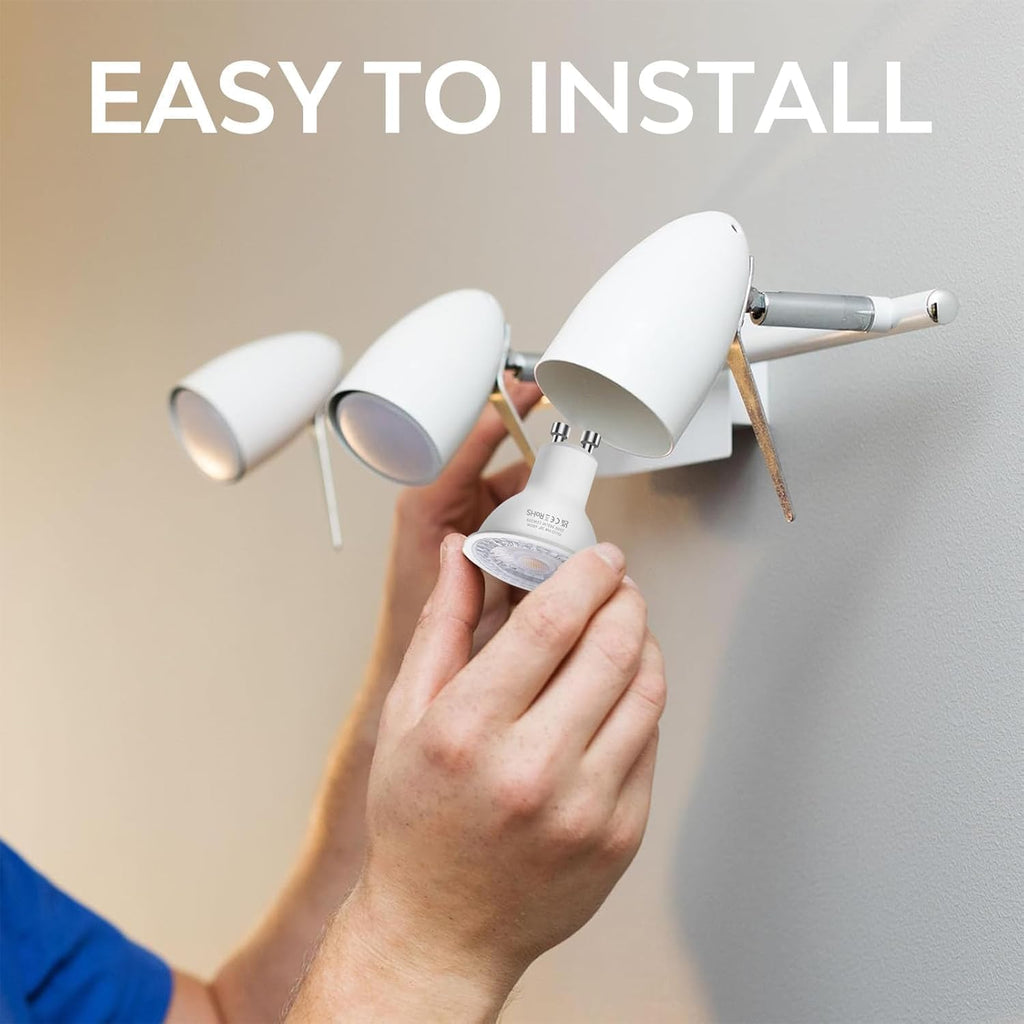 6 Pack GU10 LED Spotlight Bulb 3/5/7W Cool White Energy Saving Light ~6291