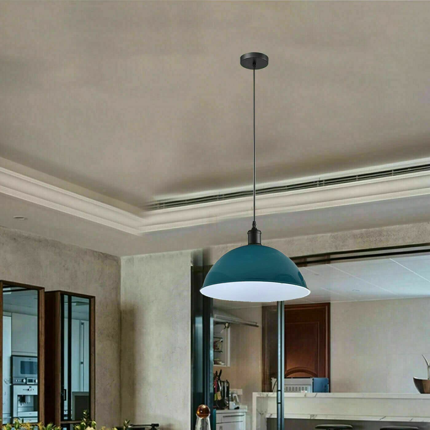 Vintage Pendant Light With E27 Holder ~6197