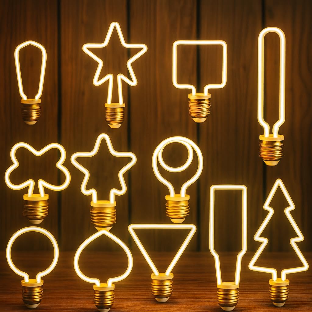 Warm White Vintage Edison Style LED Bulb E27 Base Decorative Filament Light