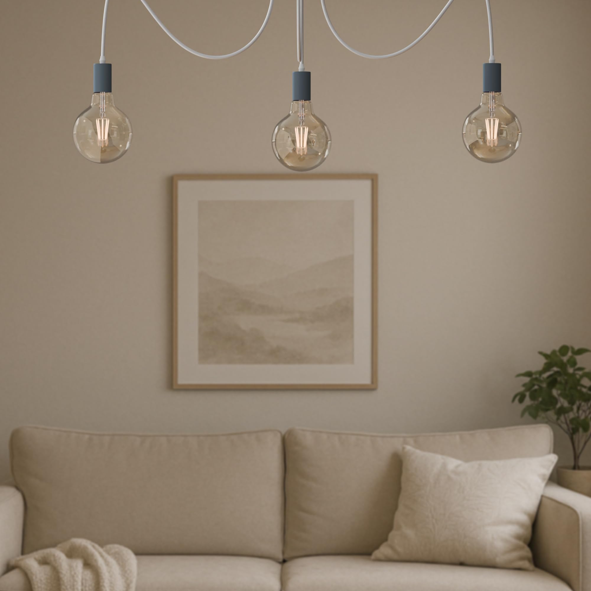 Industrial LED Chandelier Light Fixture ~6376