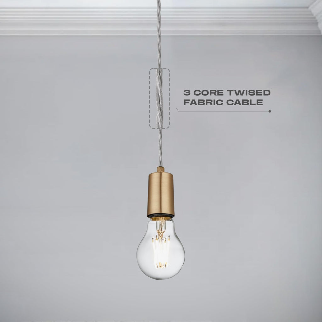 Electrical Cable 3 Core Braided Cord