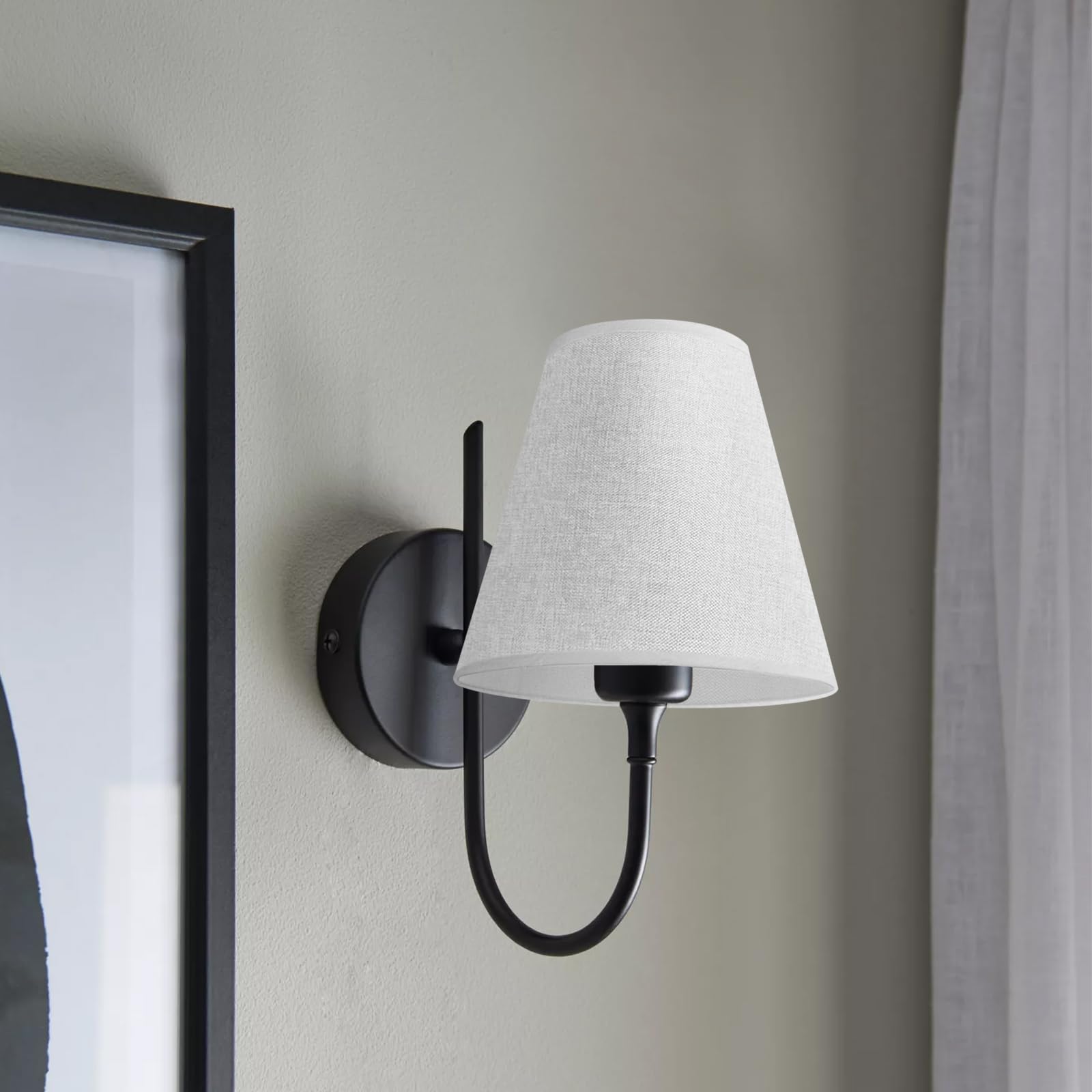 Fabric Lampshade 16x17cm Barrel Cloth ~6244