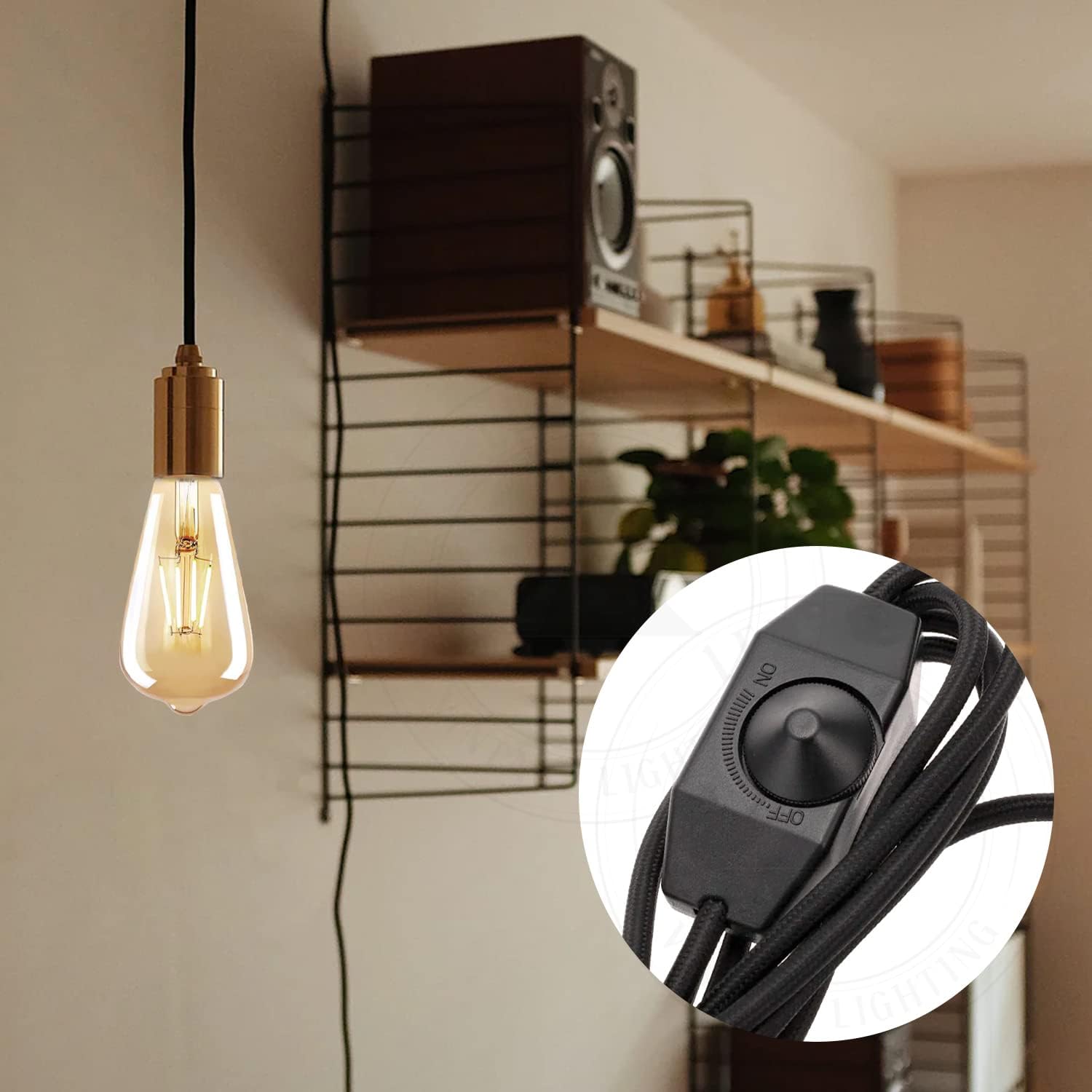 LED Plug in Pendant Light Kit~6358