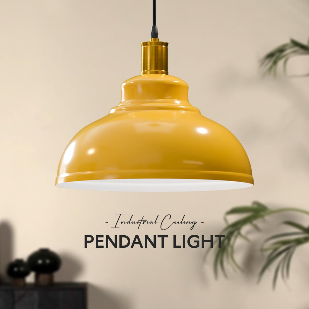 Industrial Pendant Light 29cm Metal ~6191