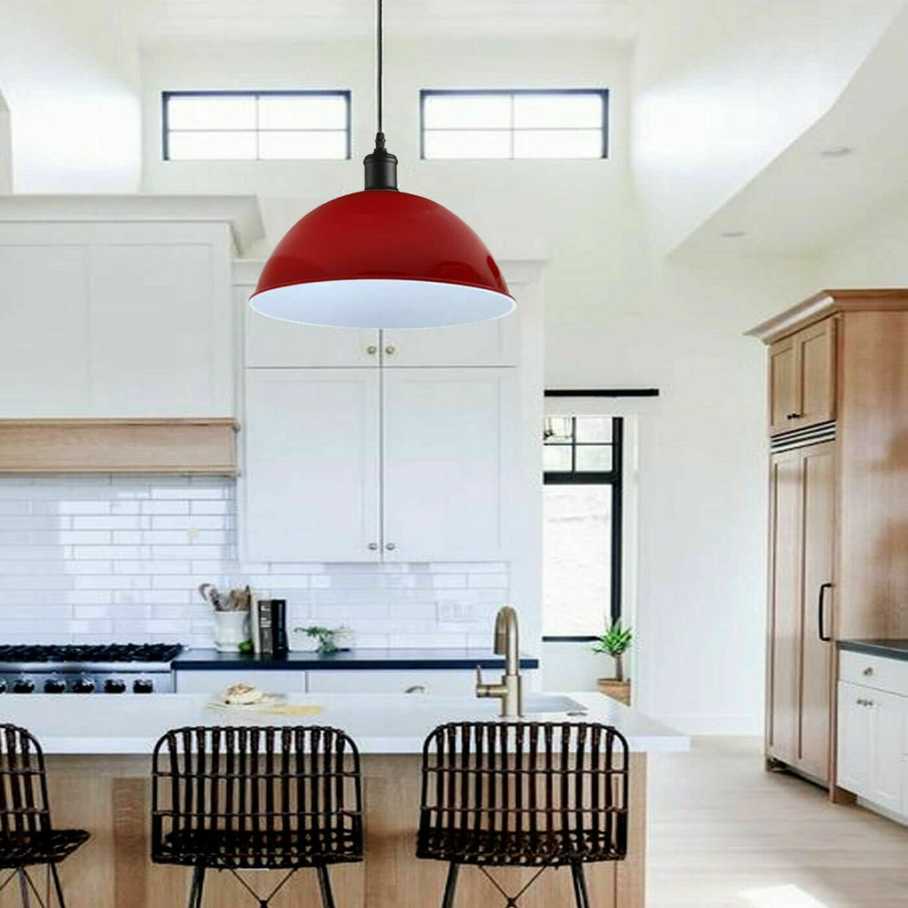 Vintage Pendant Light With E27 Holder ~6197