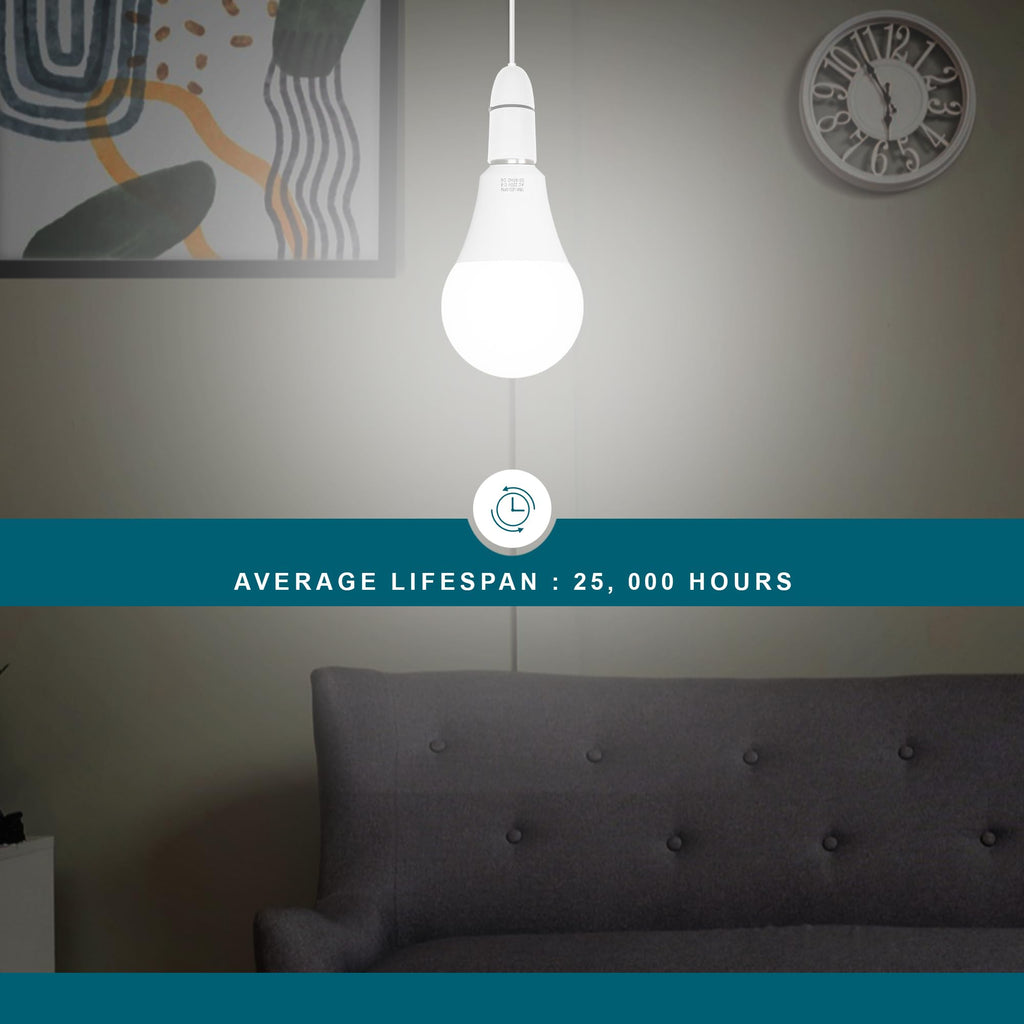 A60 GLS Cool White 7W B22  6400K Non-Dimmable LED Bulb ~6293