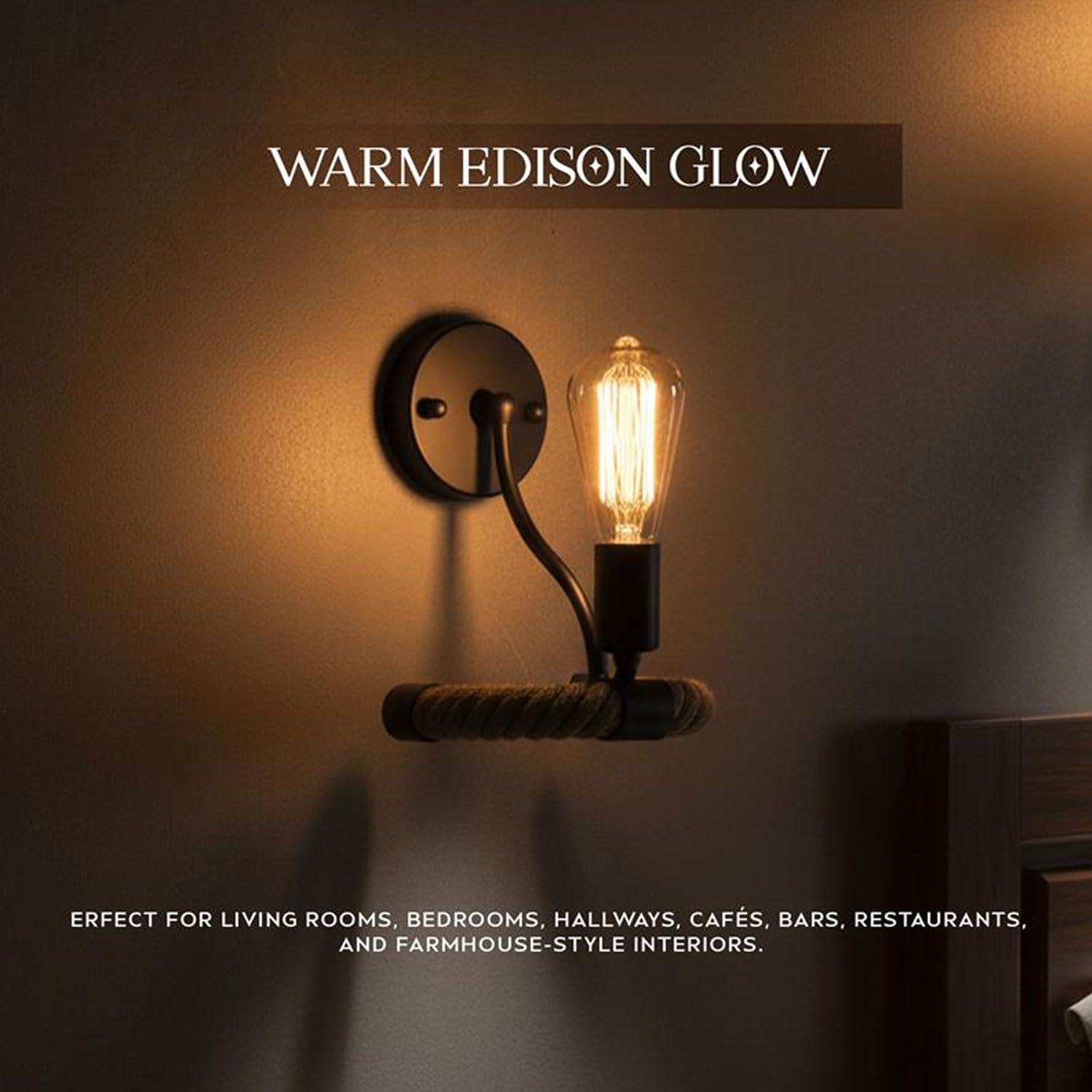 Retro Vintage Industrial Wall Lamp~6350