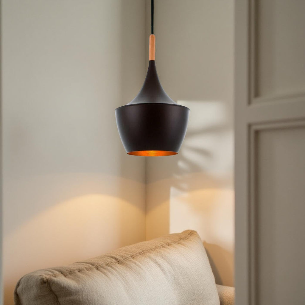 Modern Black Gold 3-Light Adjustable Cluster Pendant Ceiling Light Fixture